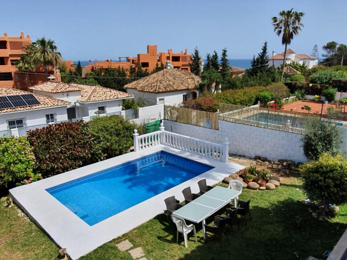 Beautiful 5 Bedroom Villa, Sea Views, Private Pool, Estepona Newly Refurbished Luaran gambar
