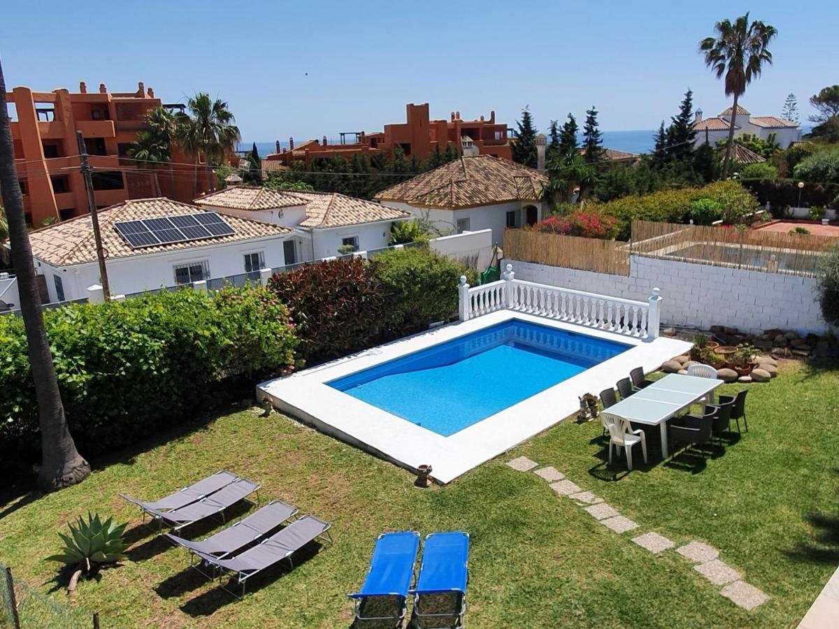 Beautiful 5 Bedroom Villa, Sea Views, Private Pool, Estepona Newly Refurbished Luaran gambar